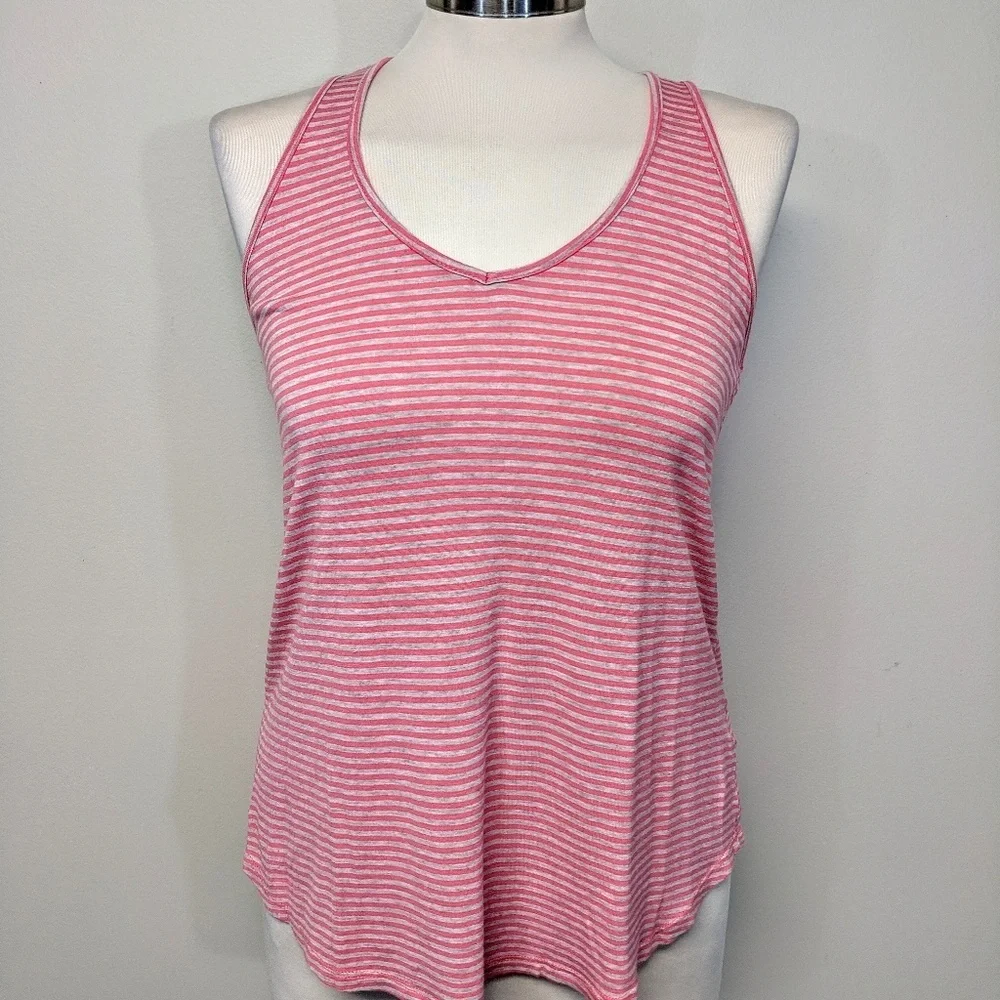 Ella Moss Striped Soft Jersey Tank Top - Picture 5 of 6